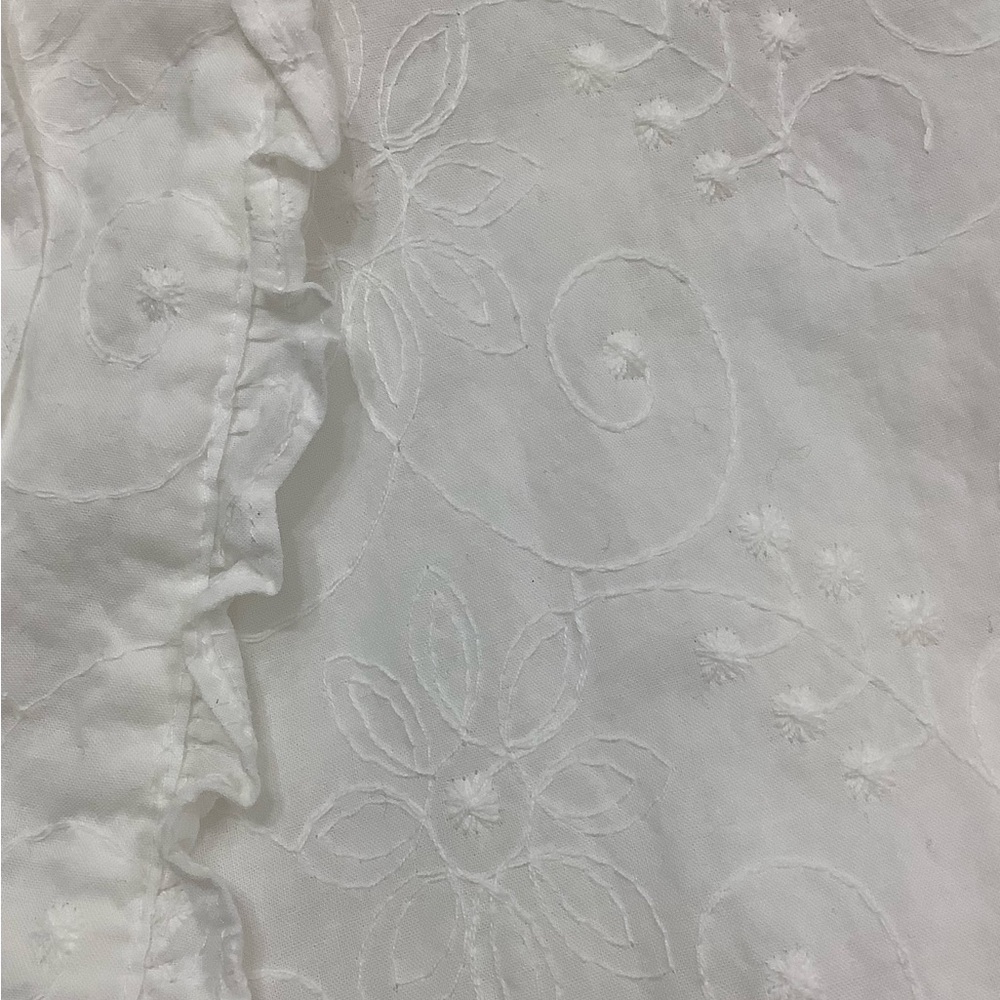 Eileen West Women’s White Embroidered Robe Vintage Y2K - Picture 7 of 10